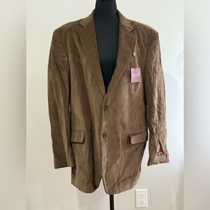 New Covington 46R Corduroy Men's Taupe Blazer 560